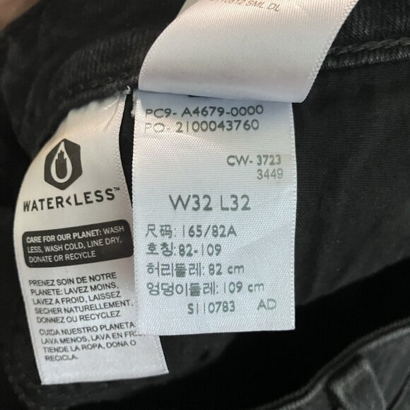 Levi's Superlow Bootcut Jeans Womens 32 Black Stretch Denim Y2K - Picture 7 of 13